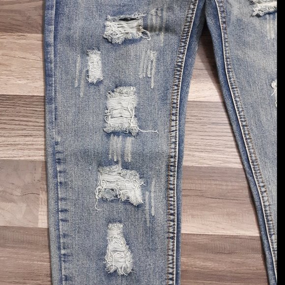 #618 NWT MenFashion Jeans Quality Collection Ripped Distressed Jeans. - Picture 12 of 12